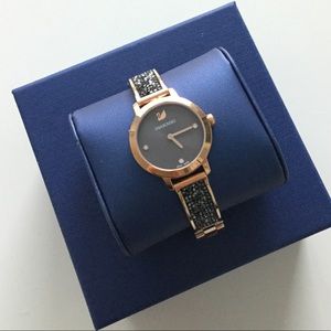 Swarovski Cosmic Rock Crystal Rose Gold Watch